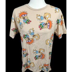 Retro Kidcore Nickelodeon Rugrats Allover Character Print Size Medium